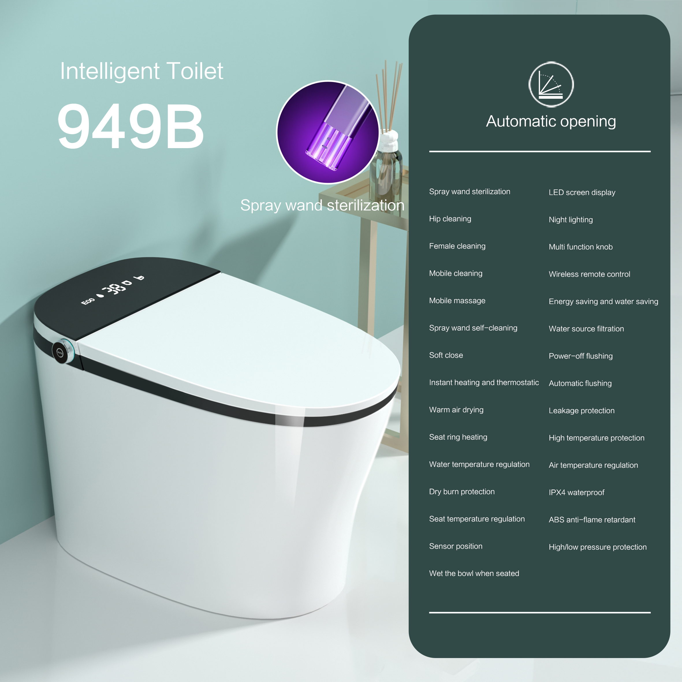 Smart toilet H949B